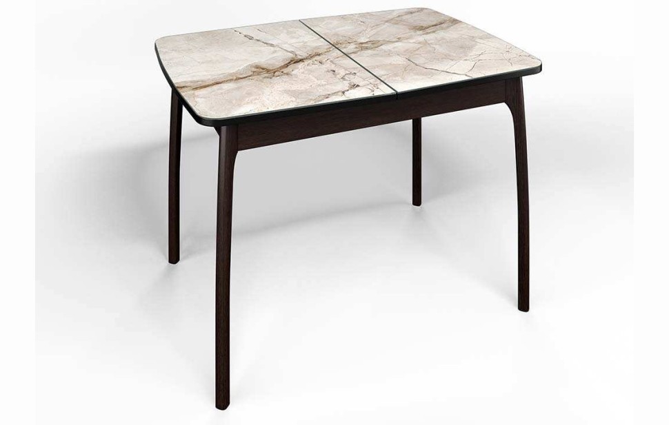 Стол СМ-4 Флорида опора массив изогнутая венге