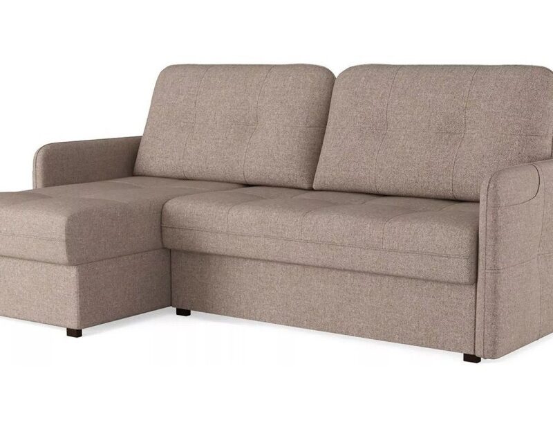 Диван-кровать угловой SMART 1 1Пф-2Т Рогожка Sherlock 932