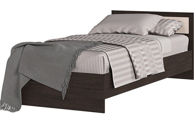 Кровать Гармония КР 603 (952х700х2032) венге/белфорт