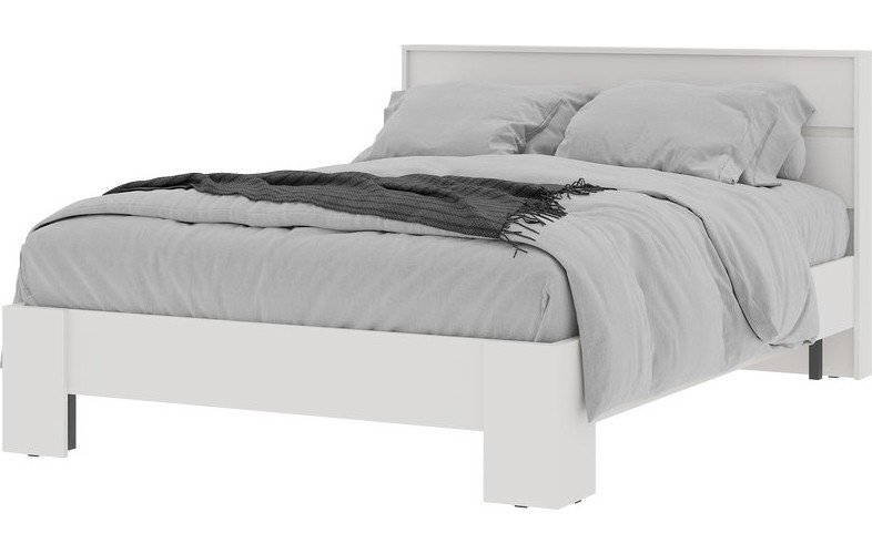 Хелен КР 02 Кровать 1.4х2.0 (1470х928х2114) белый/белый