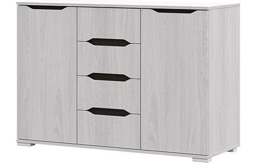 Комод со створками Валенсия КМ 012 (1200х830х450) дуб анкор