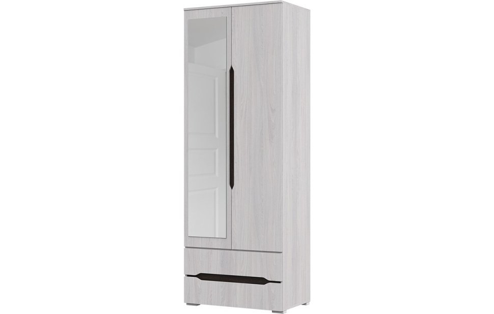Шкаф 2х створчатый с ящиками Валенсия ШК 011 (800х2200х500) дуб анкор