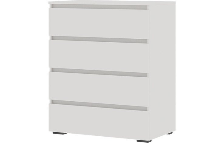 Хелен КМ 02 Комод 802 4 ящика (802х958х460) белый/белый