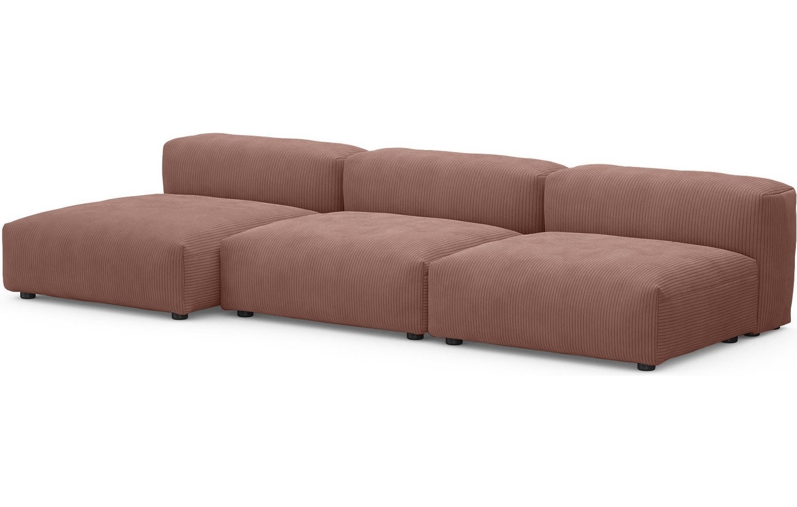 Диван с оттоманкой Фиджи (малый) Cilium Coral