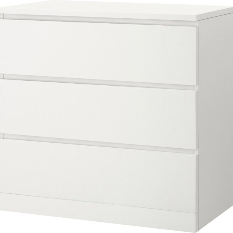 Комод MALM IKEA Черный 0190 PR (3 ящика)