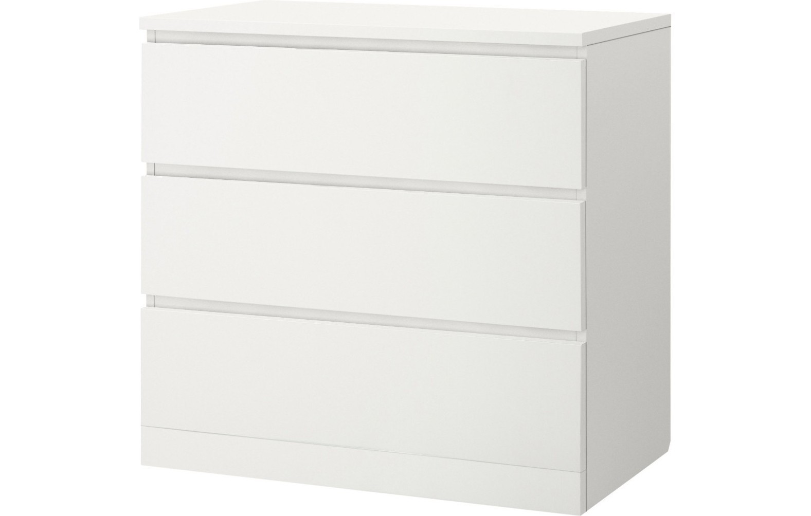 Комод MALM IKEA Черный 0190 PR (3 ящика)