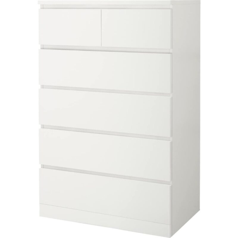 Комод MALM IKEA 80x123х48 Черный 0190 PR
