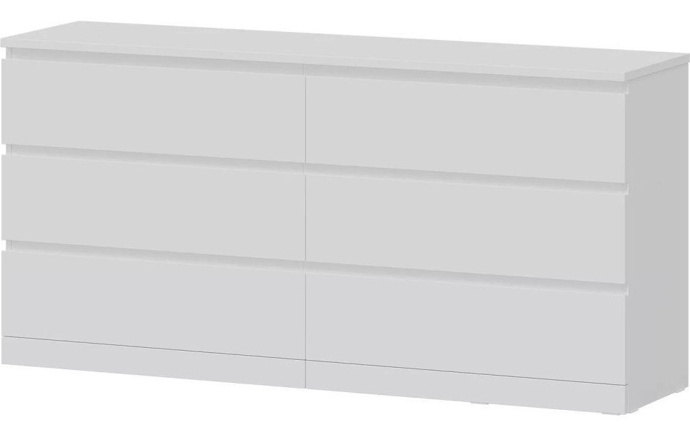 Комод MALM IKEA Varma Белый снег 8685 BS (6 ящиков)