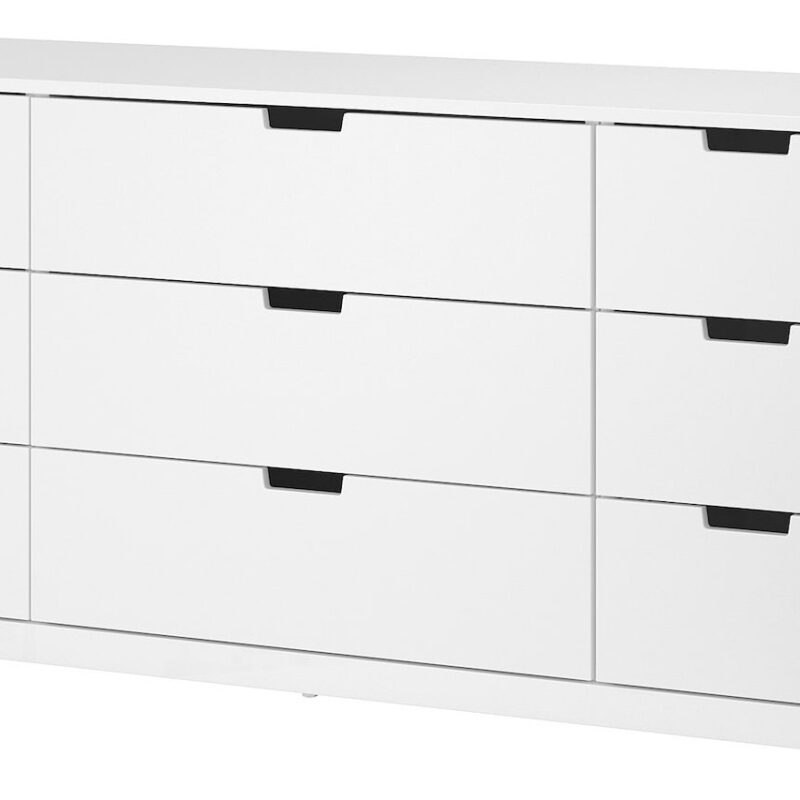 Комод NORDLI IKEA 47х76х160 см (МДФ) Белый DM635-6