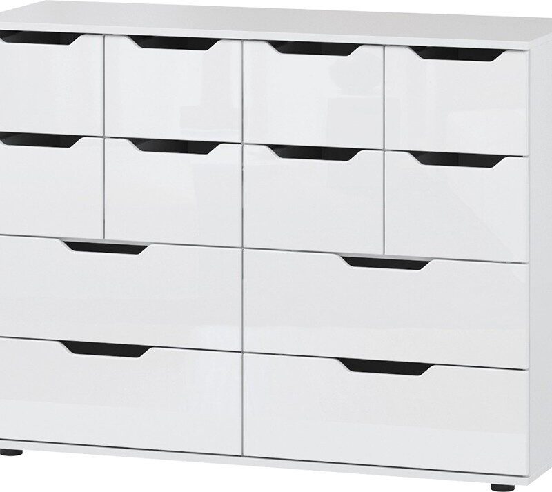 Комод Генри-15 IKEA (МДФ) Белый DM635-6
