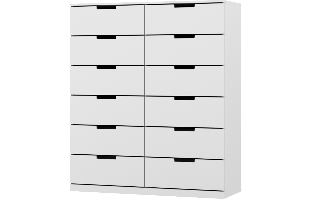 Комод NORDLI 16 IKEA (МДФ) Белый DM635-6