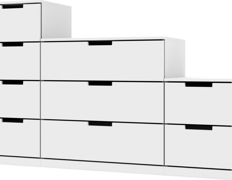 Комод NORDLI 42 IKEA (МДФ) Белый DM635-6