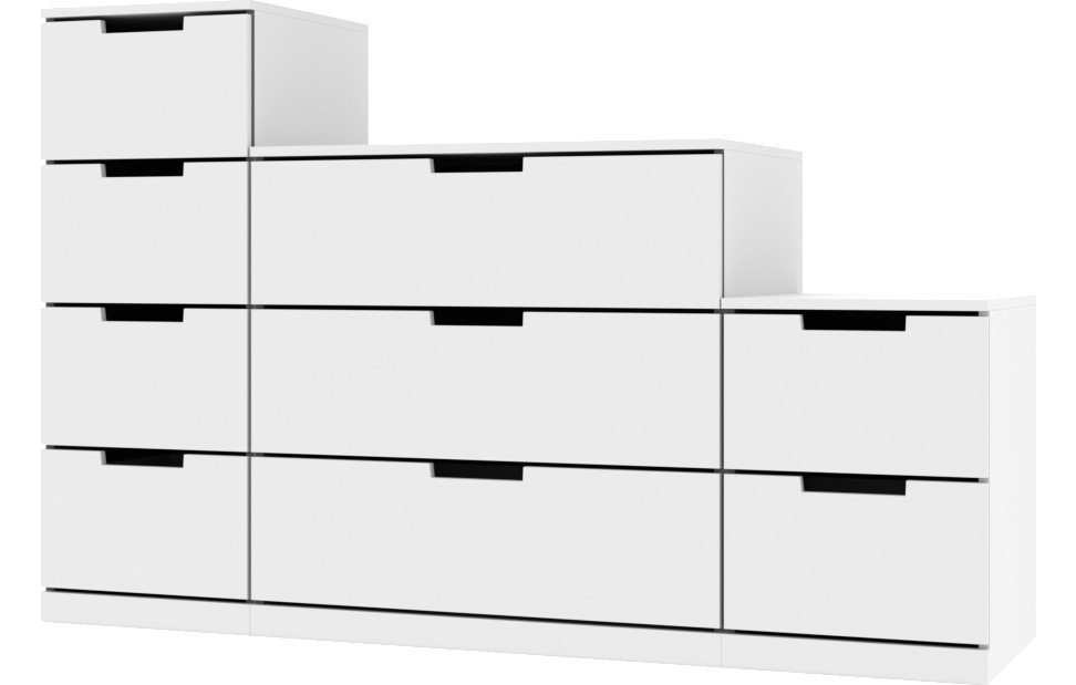 Комод NORDLI 42 IKEA (МДФ) Белый DM635-6