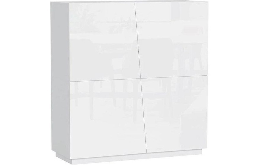 Комод Цесена 2 (МДФ) IKEA Белый DM635-6
