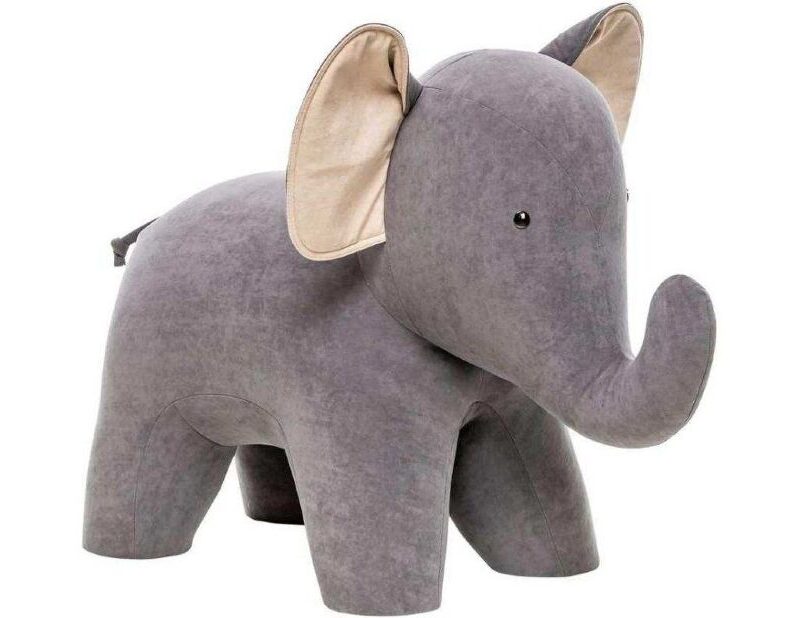 Пуф Leset Elephant / Велюр Omega 04/компаньон Omega 2