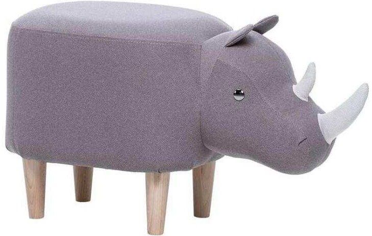 Пуф Leset Rhino Combi / Рогожка Milos 16/компаньон Milos 02