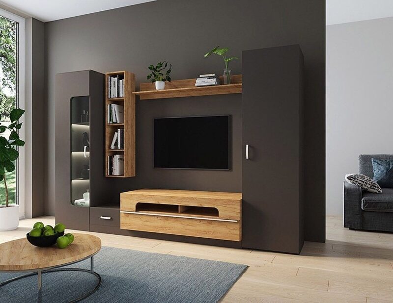 Loft - 20 стенка ТВА Бронзовый Век / Дуб Вотан