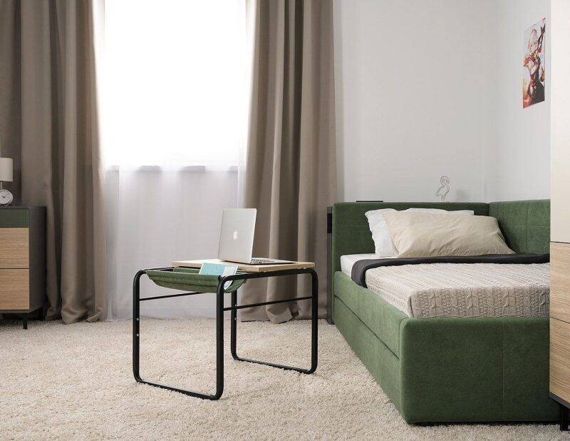 Марвэл Стол журнальный 12.122 Плэйн / Черный